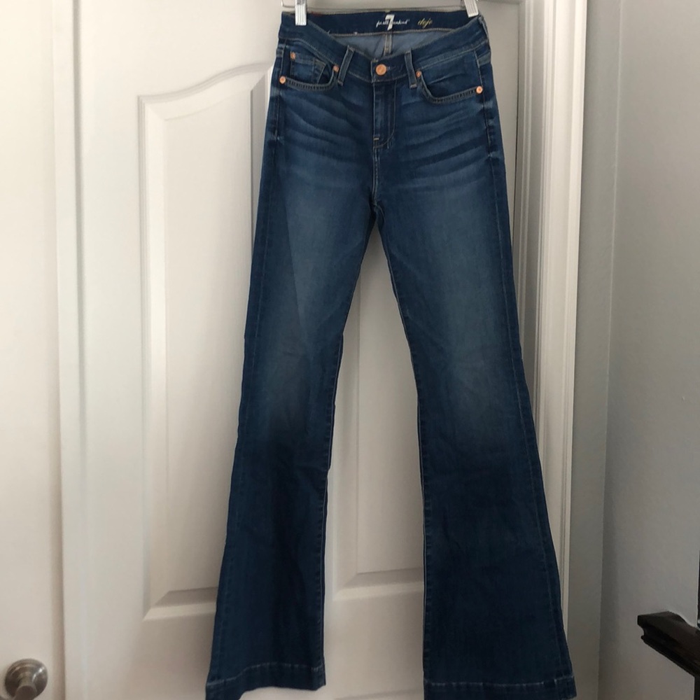7 For All Mankind- Designer Flared-leg Denim